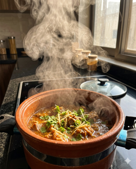 Pure Non-Glazed Clay Handi –100% Organic & Chemical-Free Mitti ki Hand DESIBARTAN