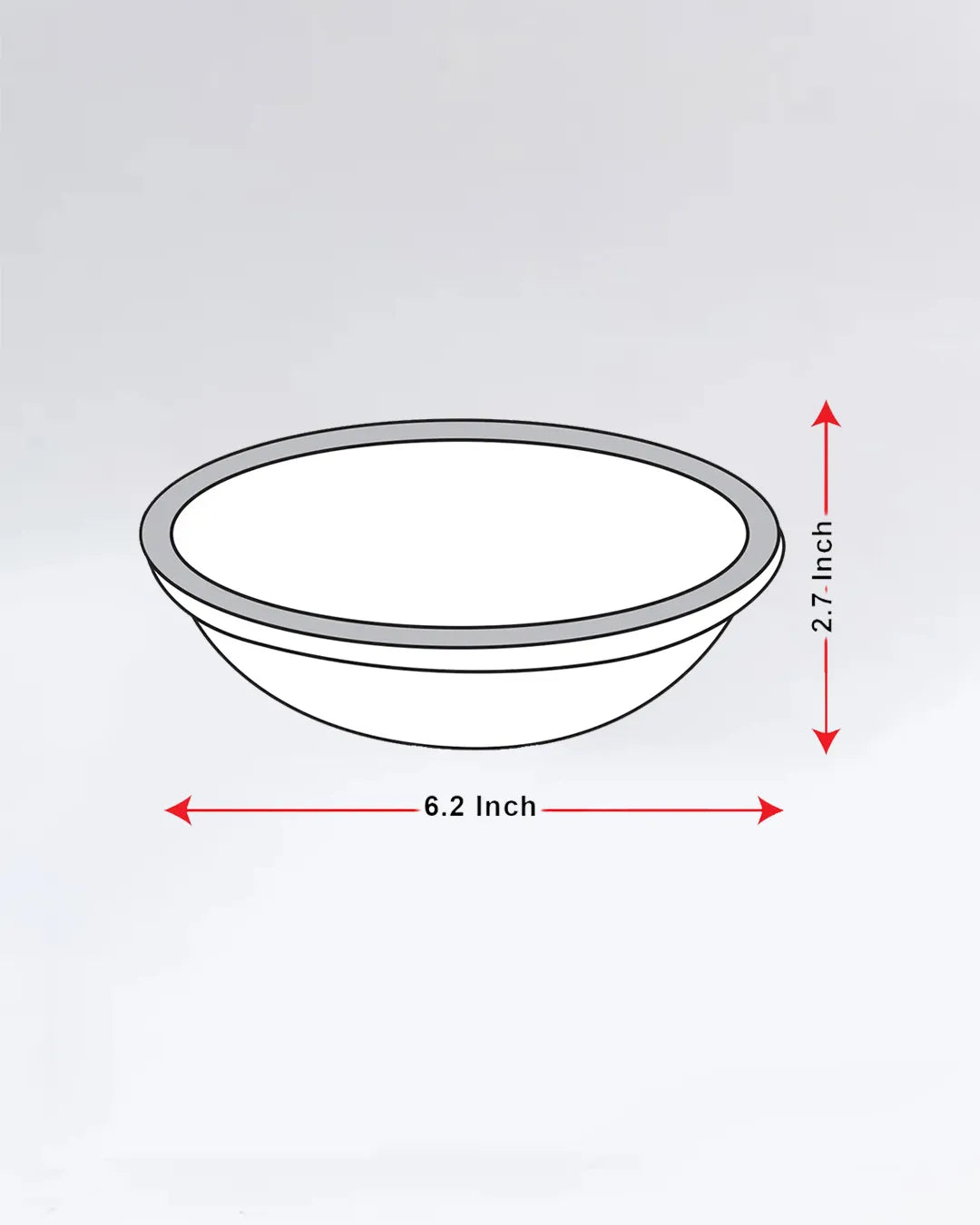Premium Clay Deep Plates – Set of 6 Organic Mitti ki Deep Thali for Serving DESIBARTAN