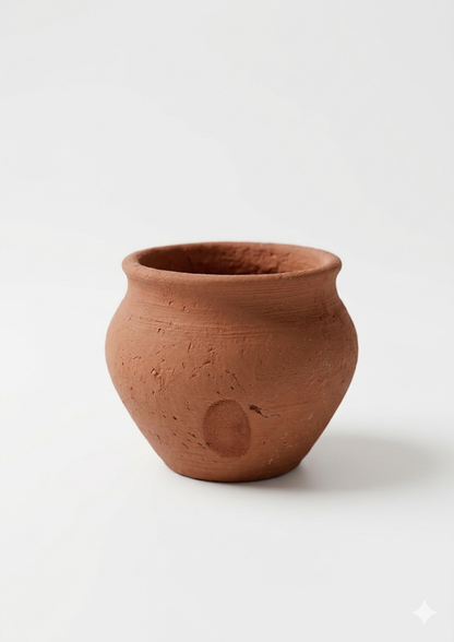 Tandoori Chai Set – 12-Piece Authentic Clay Tea Cups (Mitti ke Kulhad) DESIBARTAN