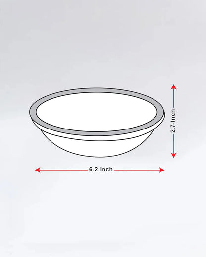 Premium Clay Deep Plates – Set of 6 Organic Mitti ki Deep Thali for Serving DESIBARTAN