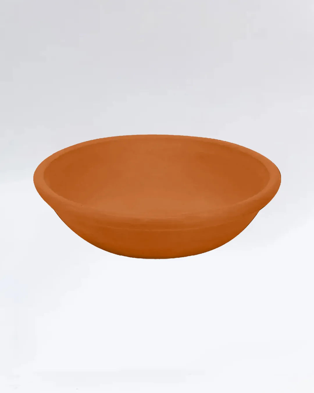 Premium Clay Deep Plates – Set of 6 Organic Mitti ki Deep Thali for Serving DESIBARTAN