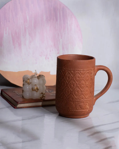 Premium Clay Mugs – Set of 2 / Set of 4 Handcrafted Organic Coffee & Tea Mugs DESIBARTAN