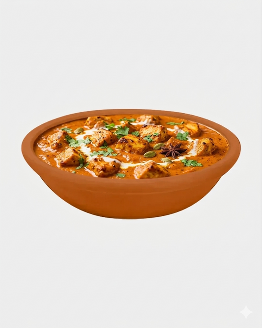 Set of 6 Premium Clay Plates – Traditional Handcrafted Mitti ki Plate for Dining DESIBARTAN