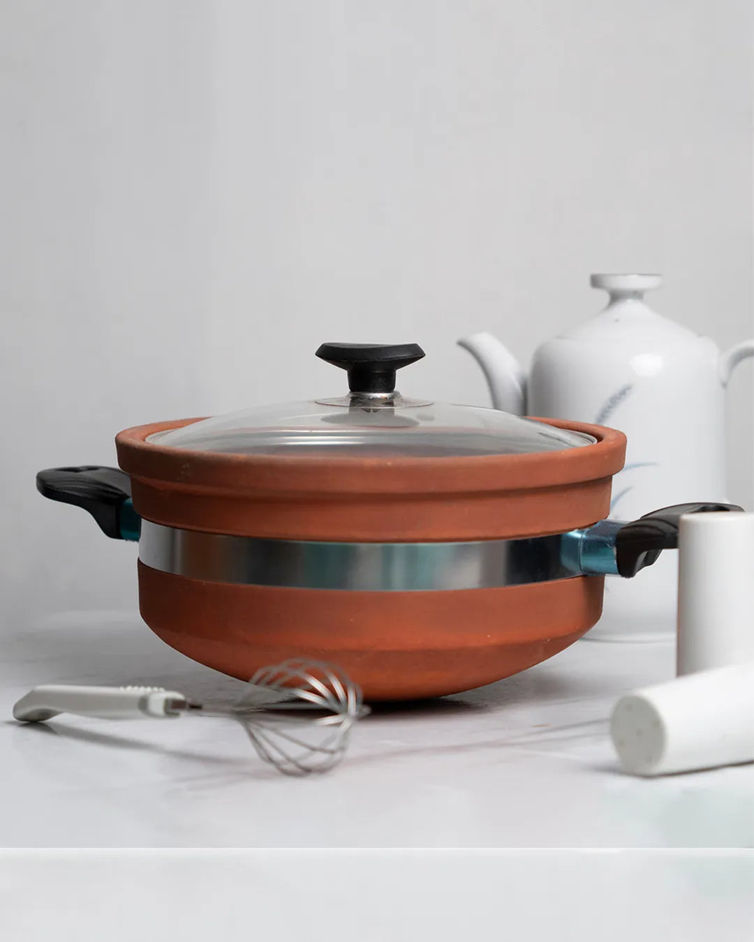 Natural Non-Glazed Clay Karahi – Chemical-Free Organic Mitti ki Karahi 100% DESIBARTAN