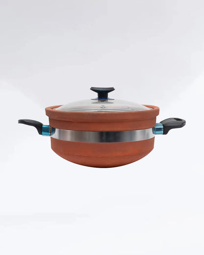 Natural Non-Glazed Clay Karahi – Chemical-Free Organic Mitti ki Karahi 100% DESIBARTAN