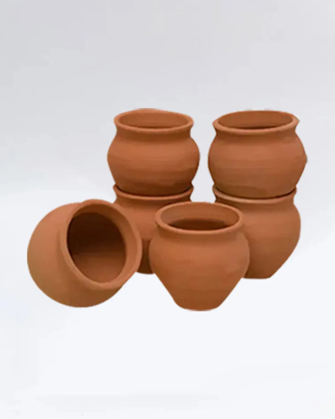 Organic Kitchenware Set – 15-Piece Glazed Saucepan, Mugs & Traditional Kulhar Collection DESIBARTAN