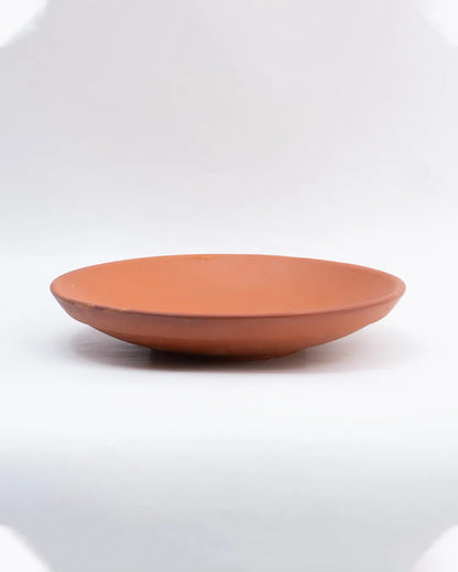 Royal Clay Serving Dish – Premium Glazed Oval Dish for Biryani & Karahi DESIBARTAN