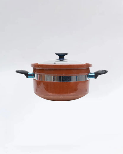 Silver Cooking Set – 4-Piece Essential Clay Kitchen Bundle (Daily Use Edition DESIBARTAN